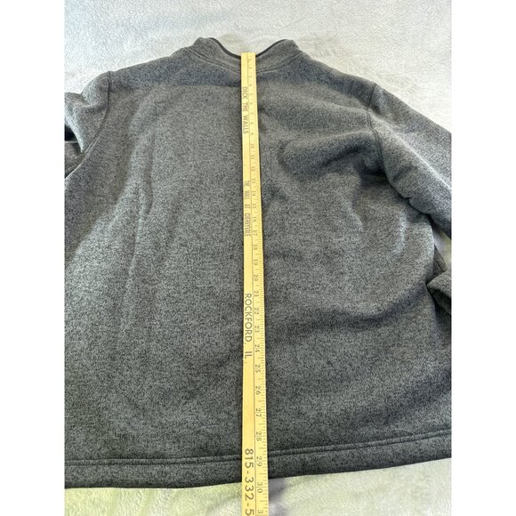 Orvis Mens XL 1/4 Zip Pullover Sweater Gray Fleece Classic Collection - Picture 15 of 16